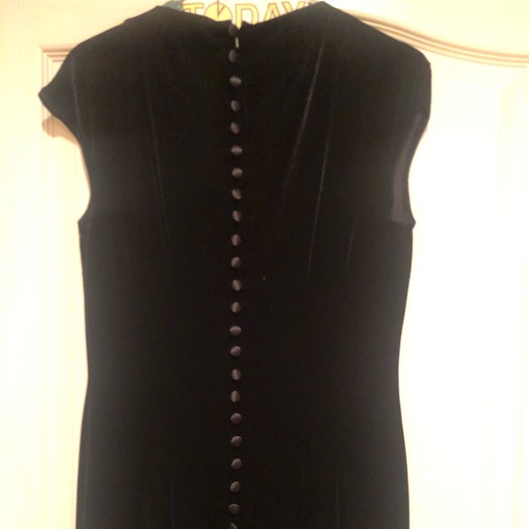 Long Black Cocktail Dress - Picture 3 of 5